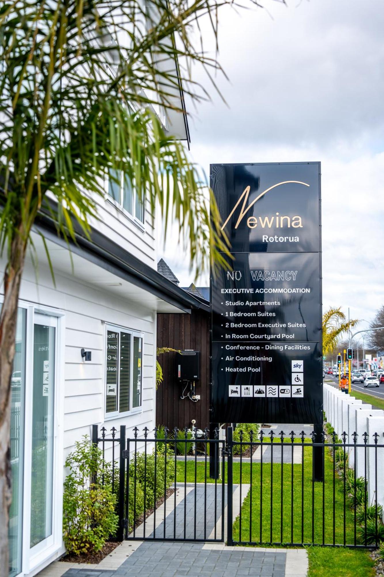 Newina Rotorua Hotell Eksteriør bilde